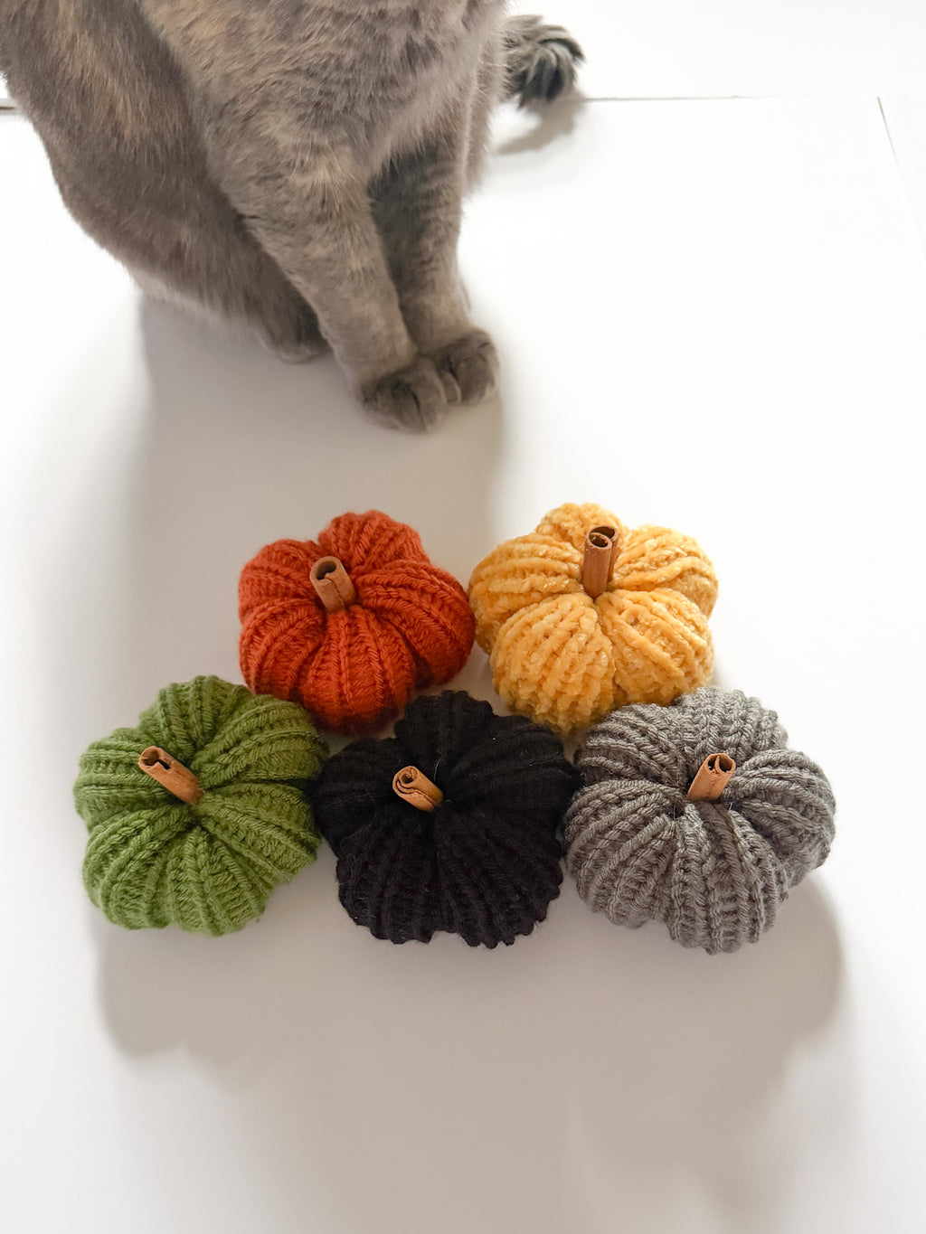 Mini Knit Pumpkin