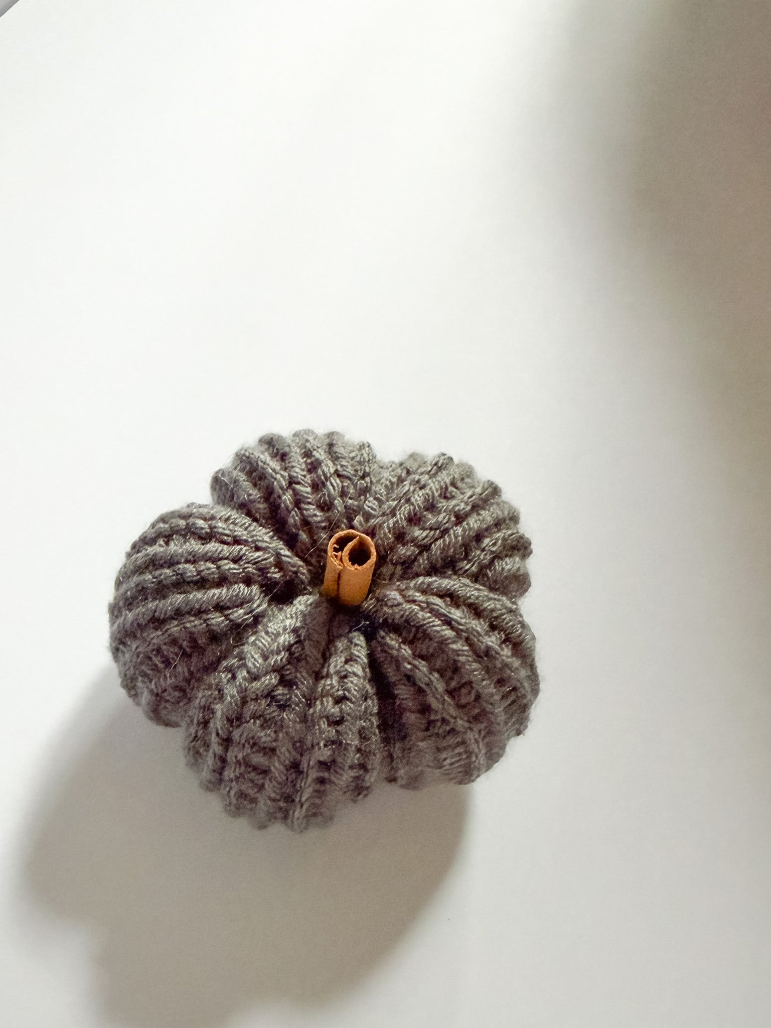 Mini Knit Pumpkin