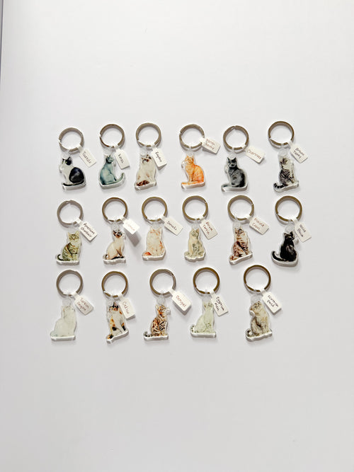 Cat Breed Keychain
