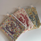 Embroidered Zipper Bags